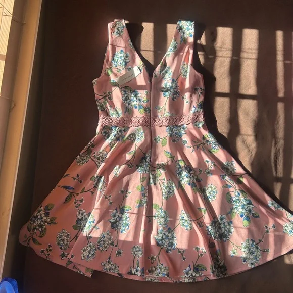 Francesca’s Floral Pink Dress - Picture 5 of 5